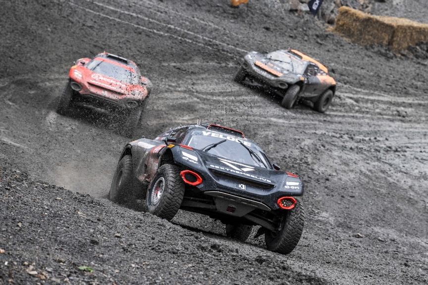MAY 14: Molly Taylor (AUS) / Kevin Hansen (SWE), Veloce Racing during the Scotland X-Prix on May 14, 2023. (Photo by Charly Lopez / LAT Images)