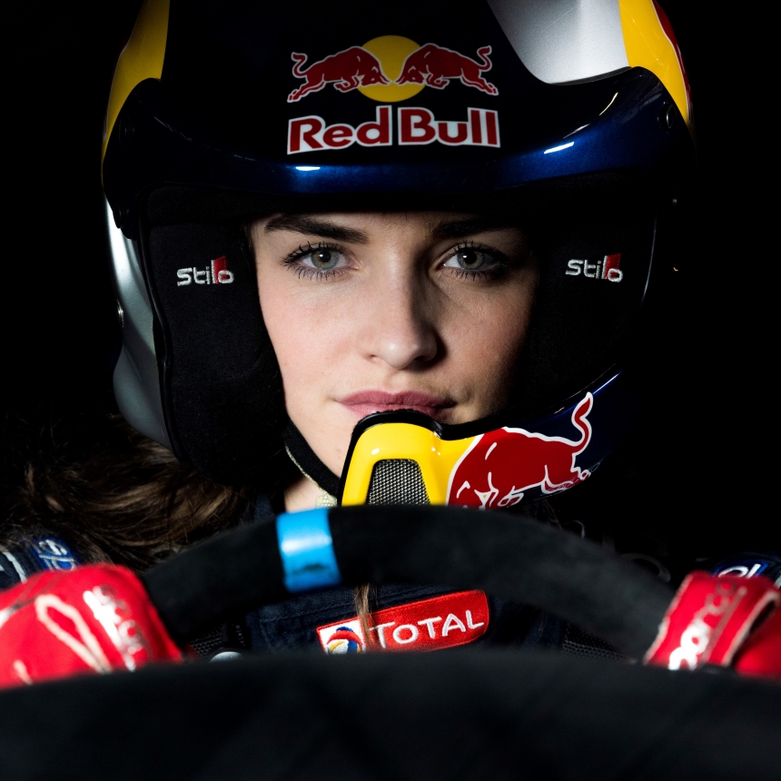 Catie Munnings poses for a portrait during Red Bull Day2Day photoshoot in St. Etienne, France, on March 5, 2019