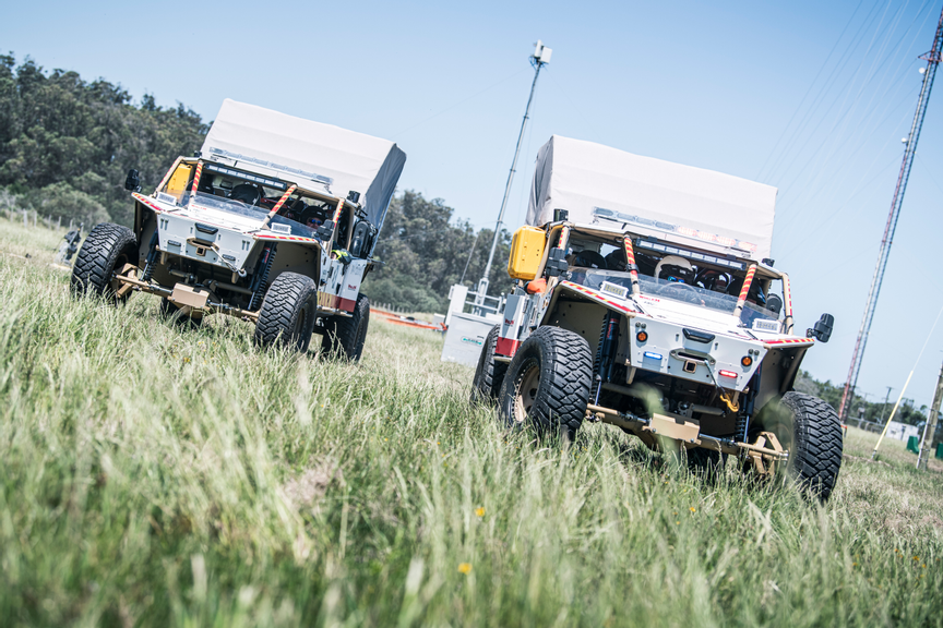 NOVEMBER 24: The safety team heads out in the course cars during the Punta del Este on November 24, 2022. (Photo by Charly Lopez / LAT Images)