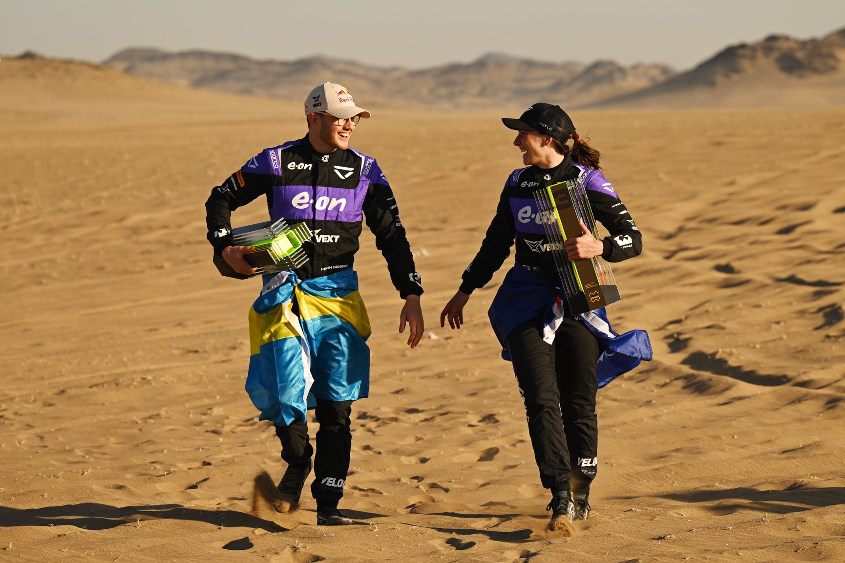 FEBRUARY 18: Molly Taylor (AUS) / Kevin Hansen (SWE), Veloce Racing during the Saudi Arabia on February 18, 2024. (Photo by Sam Bagnall / LAT Images)