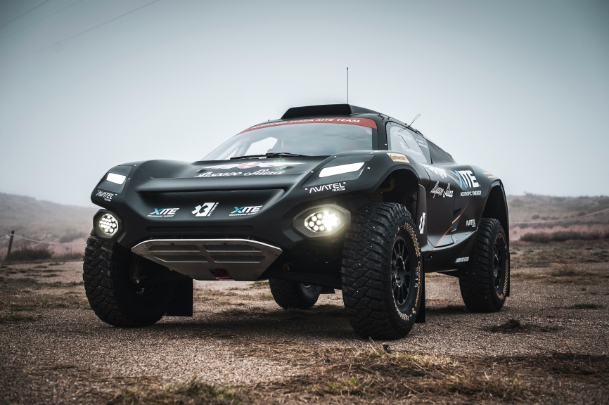 |Photographer: Charly Lopez|Event: Preseason Testing|Circuit: MotorLand Aragon|Location: Alcaniz|Series: Extreme E|Country: Spain|Season: 2020|Keyword: 2020|Team: Hispano Suiza Xite Energy Team|Car: Spark ODYSSEY 21|Driver: Oliver Bennett|Driver: Christine Giampaoli Zonca|