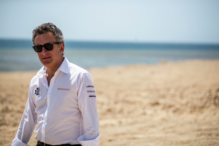 MARCH 31: Alejandro Agag, CEO, Extreme E during the Saudi Arabia on March 31, 2021. (Photo by Sam Bloxham / LAT Images)
