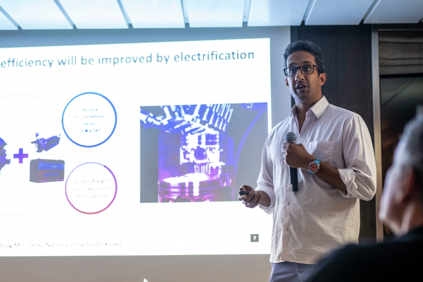 MARCH 30: Mani Sarathy, Associate Professor, Chemical and Biological Engineering, KAUST  aboard The St Helena logistics ship during the Saudi Arabia on March 30, 2021. (Photo by Sam Bloxham / LAT Images)
