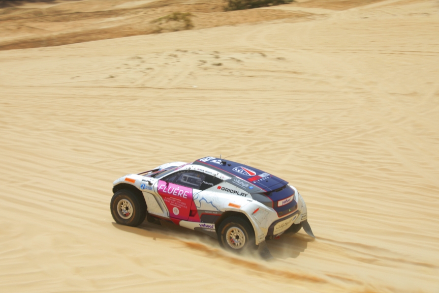 LAC ROSE, SENEGAL - MAY 29: Catie Munnings (GBR)/Timmy Hansen (SWE), Andretti United Extreme E during the Ocean X-Prix at Lac Rose on May 29, 2021 in Lac Rose, Senegal. (Photo by Andrew Ferraro / LAT Images)