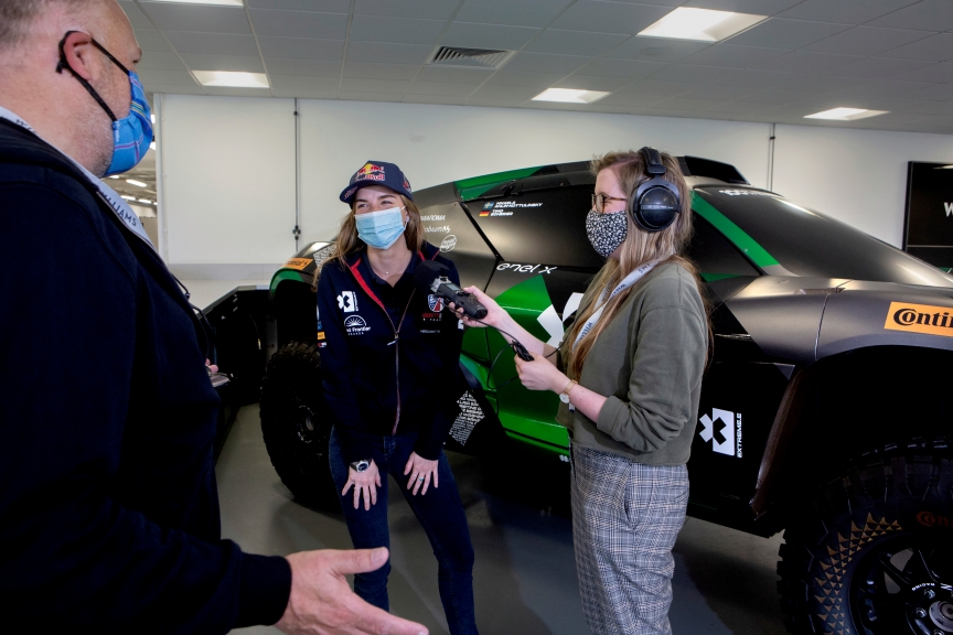 Extreme E press day at Williams Advanced Engineering. 14/7/21/
Photo Tom Pilston.