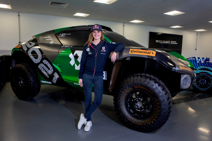 Extreme E press day at Williams Advanced Engineering. 14/7/21/
Photo Tom Pilston.