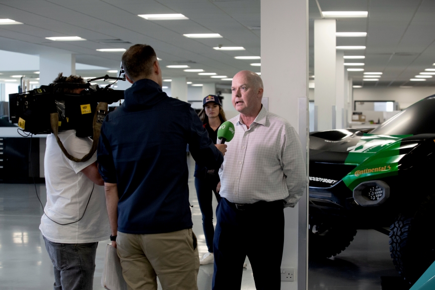 Extreme E press day at Williams Advanced Engineering. 14/7/21/
Photo Tom Pilston.