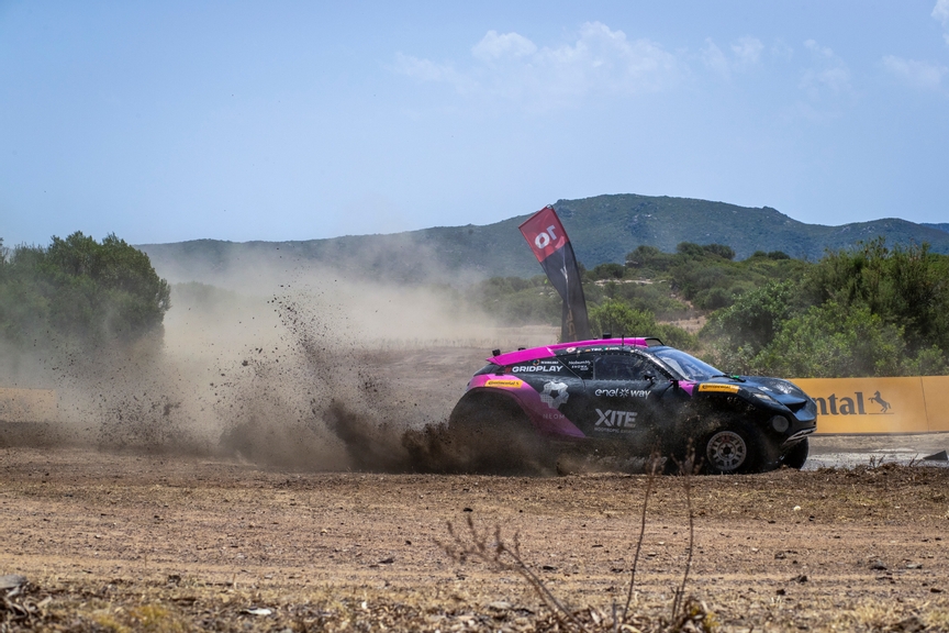 JULY 07: Tamara Molinaro (ITA) / Timo Scheider (DEU), Xite Energy Racing during the Sardinia on July 07, 2022. (Photo by Sam Bloxham / LAT Images)