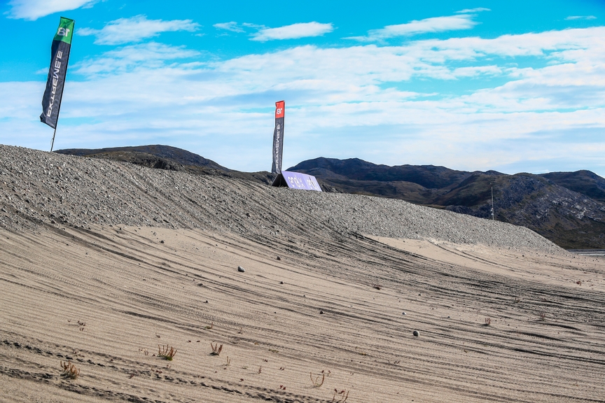 KANGERLUSSUAQ, GREENLAND - AUGUST 26: Scenic view of the course during the Arctic X-Prix at Kangerlussuaq on August 26, 2021 in Kangerlussuaq, Greenland. (Photo by Colin McMaster / LAT Images)